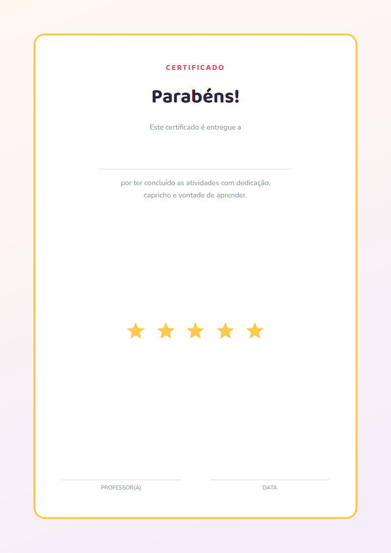 Certificado de conclusão
